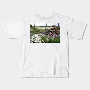 You Too can Create a Heaven on Earth,One Kindness at a Time - Inspirational Quote cottage garden flowers Kids T-Shirt